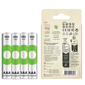 Gp Recyko B441 4*950 mAh R03 AAA Pilli Şarj Cihazı (100HCER21-2GTLB4) - 3