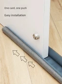 Rüzgar Engelleyici Ses Geçirmez Kapı Contası - Su Geçirmez Kauçuk - Gri - 3*90cm - Daha Ekonomik - 3