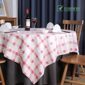 Su Geçirmez Yağ Geçirmez Tek Kullanımlık Masa Örtüsü - Pencere Deseni 1.2*1.8 m - 10 Adet (Model 1) - 3