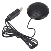 Haiki HK-102 USB 1.5 Metre Kablolu Kondenser Masaüstü Toplantı Podcast Mikrofonu - 2