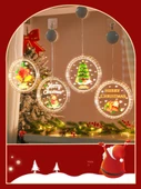 3D Boyama Noel Baba Süsleme - Pil ve Askı Dahil - 6