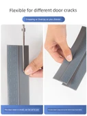 25mm Şeffaf Kapı Altı Sızdırmazlık Şeridi - 24m thumbnail 2