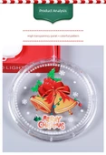 3D Boyama Noel Baba Süsleme - Pil ve Askı Dahil - 12