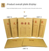 A4 Kraft Kağıt Dikey Dosya Çantası - 25 Adet - 3cm Yan Genişlik - 175g Asit İçermeyen Kağıt - 5