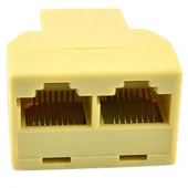 RJ 45 1 Dişi - 2 Dişi Çevirici 8P8C - 1