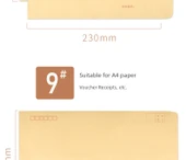 Kraft Kağıt Zarf No. 7 Beyaz 100 Adet - 12