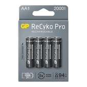 Gp Recyko Pro AA 2000 Mah Şarjlı 4'lü Pil thumbnail 1