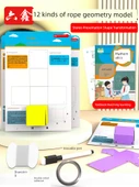 Şeffaf Geometri Gösterim Modeli - Birinci Sınıf Seti [5 Kitap Kombinasyonu] - 2