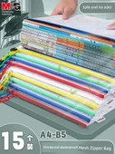 A5 Dosya Saklama Çantası - Beyaz - 5 Adet - 2