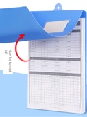 A4 Askılı Dosya Klasörü - 10'lu Paket - Gelişmiş PP Malzeme - 10 Askı ile - 5