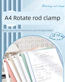 A4 Dönme Çubuklu Dosya Kapağı - Morandi - 20 Paket - 5