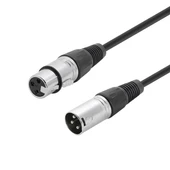 Fully G-526H Canon Dişi Canon Erkek Hazır 3 Metre Mikrofon Uzatma Kablosu thumbnail 1