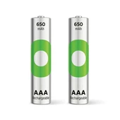 GP Recyko 650 Mah R03 AAA Şarjlı 2'li İnce Kalem Pil thumbnail 2