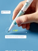 Ergonomik Mekanik Kalem 0.5mm - 3 Adet 5 Kurşun Tüp + 3 Silgi - 12