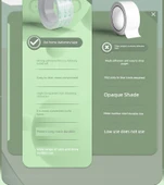 Yapışkan Bant - 1 Silindir 8 Rulo - 1.8cm Genişlik 16.4m Uzunluk thumbnail 10