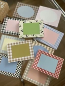 Minimalist Gingham Defter - 16 5 Sayfa (9x6.7cm) - 5