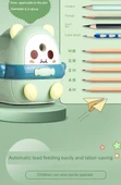 Küçük Okul Çantası - Taro Mor Kalemtraş - 2 Push Silgi ile - 11