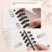 Taşınabilir Yapraklı Defter B5 - Yatay Çizgi - 480 Sayfa thumbnail 4