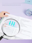 A3 Dosya Klasörü - [2 Paket] Yeşil Pudra - 40 Sayfa Etiketli - 10