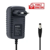 Weko 21 Volt - 1 Amper 5.5*2.5 Uçlu Priz Tipi Adaptör thumbnail 1