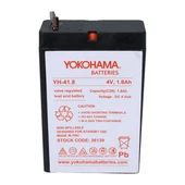 Yokohama YH-41.8 4 Volt - 1.8 Amper Akü (50x76x22 mm) thumbnail 3