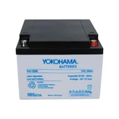 Yokohama YH-122.6 12 Volt  26 Amper Akü (165x176x125 mm) thumbnail 2