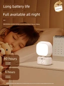 Uzaktan Kumandalı LED Gece Lambası - Üç Renk Sıcaklık - Saat Yok - 4