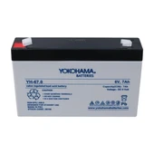 Yokohama YH-67.0 6 Volt - 7 Amper Akü (150x50x94 mm) thumbnail 3