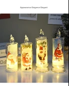 Noel LED Mum Işığı - Stil 11 - Büyük 6.5x18.3 - Tatil Dekorasyonu - 9