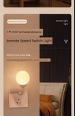 Akıllı Ses Kontrol LED Gece Lambası - Ay Işıkları - 12