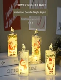 Noel LED Mum Işığı - Stil 2 - Küçük 5.5x15 - Tatil Dekorasyonu - 7