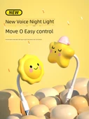 Akıllı Ses Kontrol LED Gece Lambası - İn-Line/Ses Olmayan 2 Karışık Model - 2