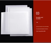 Şeffaf Lamba Abajur - Süt Beyaz - 1m * 0.3mm - 10