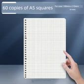 A5 Gevşek Yaprak Defter - Kareli - 60 Sayfa - 1