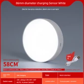 Akıllı Kablosuz Şarjlı LED Koridor Lambası - Beyaz Işık / İnsan Sensör Anahtar 2 Mod - Tek Paket - 1