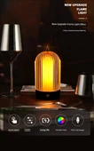 Şarjlı LED Bar Masa Lambası - Zar Kupa Lambası A + Üç Renk Işık + Kayış Sap (Şarj Aleti Hariç) - 6
