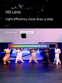 RGB Ses Kontrolü Alıcı Ortam Işık Çubuğu - Yükseltilmiş 3D Siyah Tak-Çalıştır 2 Paket - 5