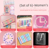 İkinci Sınıf Abaküs Seti - Kadınlar Set (4 Parça) - 9