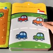 Çocuklar için Erken Eğitim Karikatür Çıkartma Kitabı - 3-6 Yaş Oyun Çıkartmaları 8 Kitap - 2