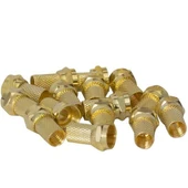 F Konnektör Altın RG6/U4 Geniş (100'lü Paket) - 1