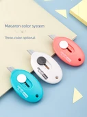 Mini Sanat Bıçağı - Açık Mavi - 6cm Sap - 1cm Bıçak - 1 Adet - 5