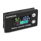 Powermaster Pil Kapasite Göstergesi Kurşun Asit Lityum Voltmetre Gerilim Ölçer - 1
