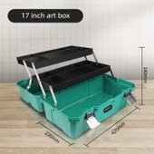 Sanat Öğrenci Araç Kutusu - 17 inç Sanat Kutusu - Model 1 - 1