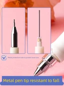 Mekanik Kalem Seti - Süt Beyaz - 0.5mm - 2 Adet 1 Kutu 100 Yedek Uçlu - 3