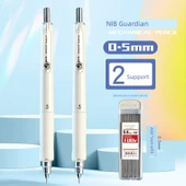 Mekanik Kalem Seti - Süt Beyaz - 0.5mm - 2 Adet 1 Kutu 100 Yedek Uçlu - 1