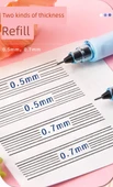 Mekanik Kalem Seti - 4 Derin Mavi Gezegen - 0.5mm - 5 Yedek Uçlu - 12
