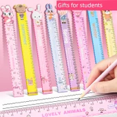 Çizgi Film Dalgalı Cetvel - 30 Karışık thumbnail 4