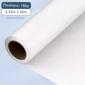 Büyük Karton Kağıt - Uzun Beyaz Karton 180g Geniş 45cm Uzun 10m - 1
