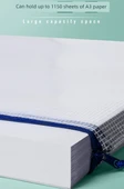 A3 Ekstra Büyük Dosya Çantası - Kalınlaştırılmış - 3 Paket - Renk Rastgele - 11