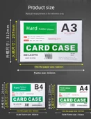 A4 Yatay Kalınlaştırılmış Belge Koruma Kılıfı - 10 Paket (Yeni Malzeme) - 6
